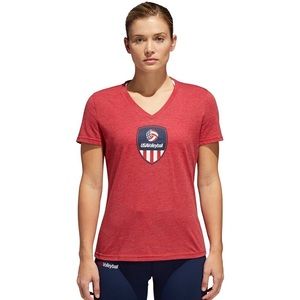 Women's adidas Volleyball V-Neck Tee